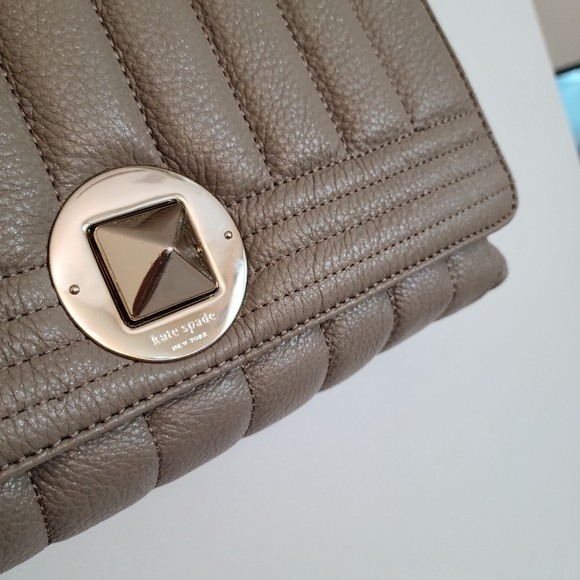 Kate Spade Gold Coast Beige Leather Bag - Picture 8 of 16